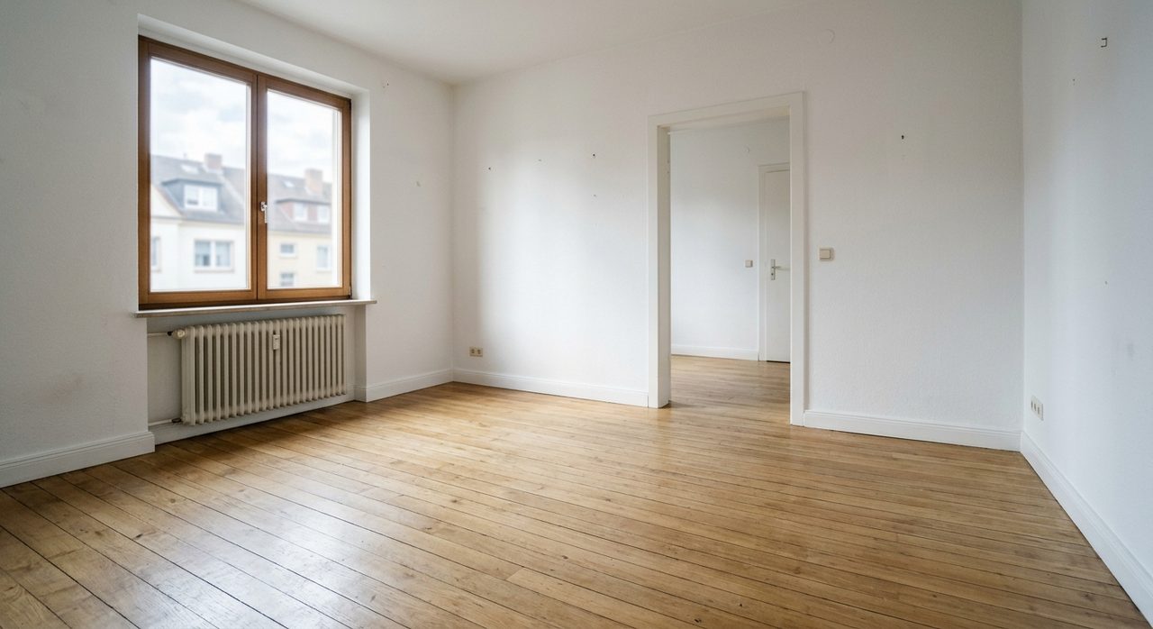 Haushaltsauflösung Freiburg, besenrein geräumte Wohnung